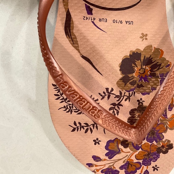 HAVAIANAS Slim Sandal Flip Flop Size 9/10 - Picture 4 of 4